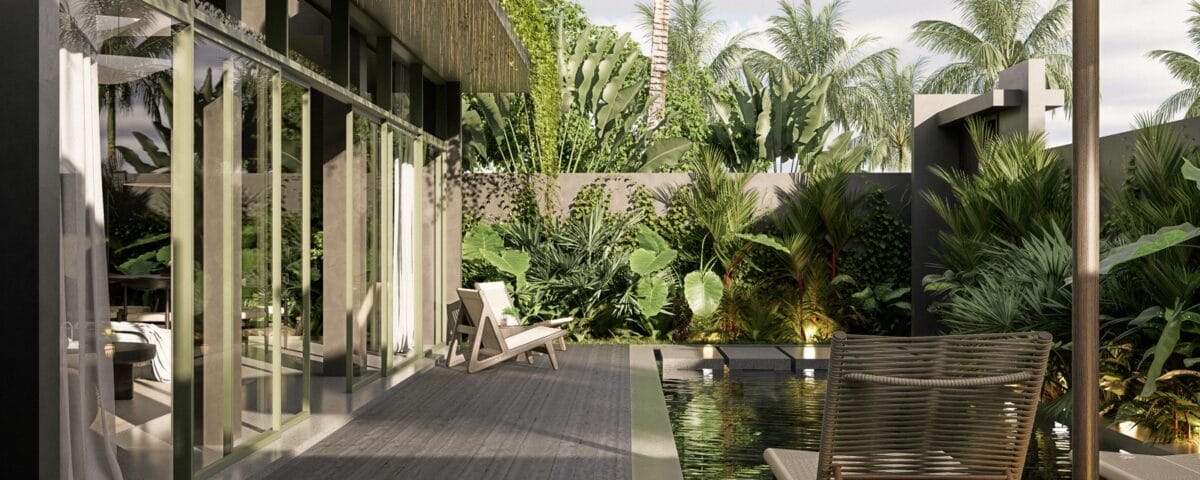 Bali villa construction